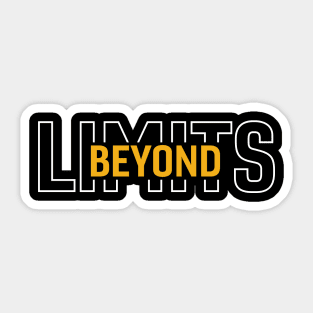 Beyond Limits Sticker